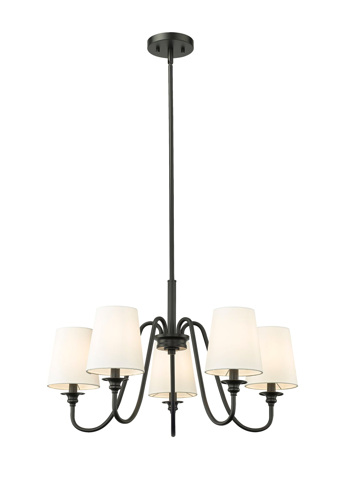 Lustre Gianna Noir mat, 15 3/4" – vue 4