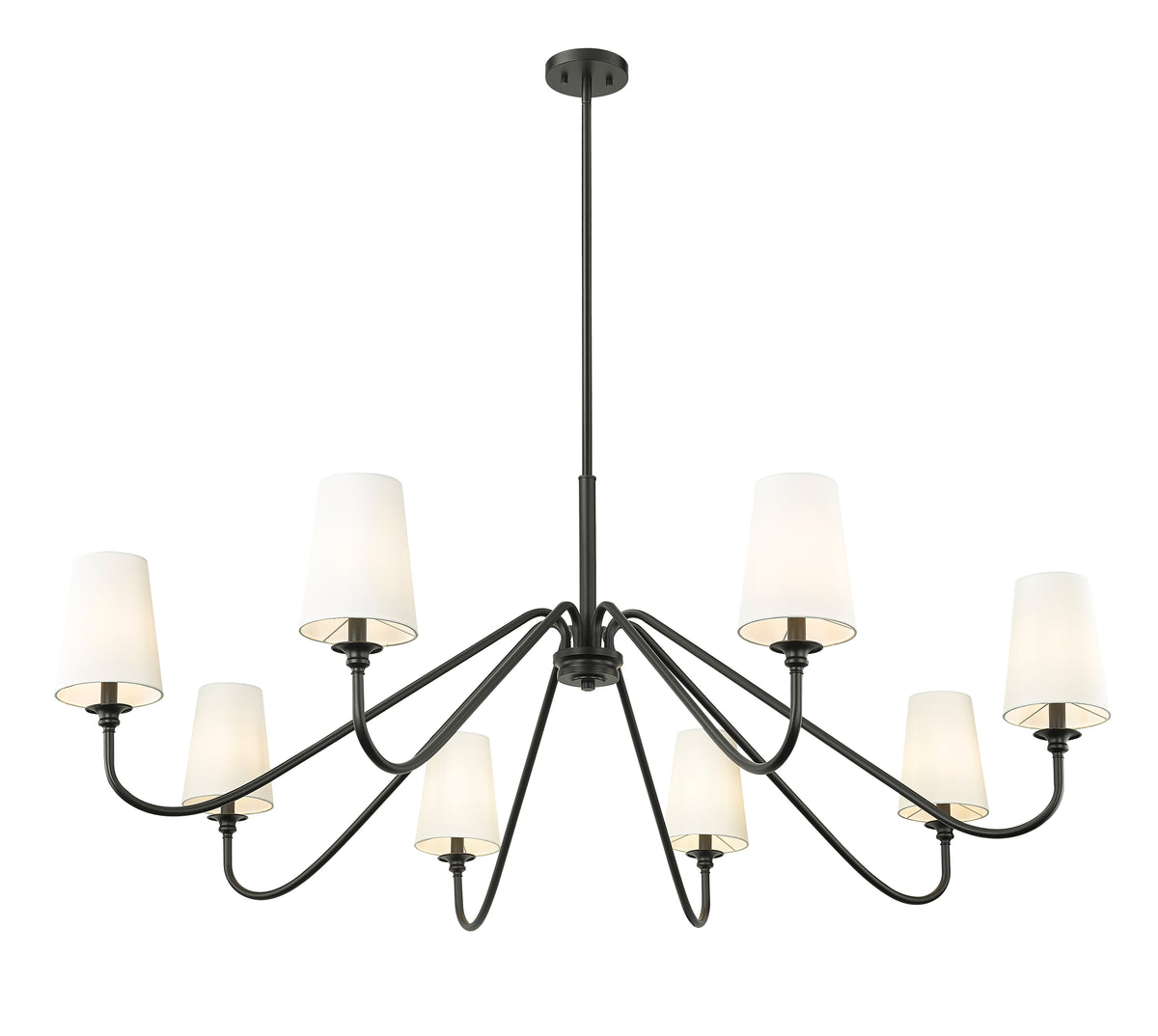 Lustre Gianna Noir mat, 23 1/4" – vue 5