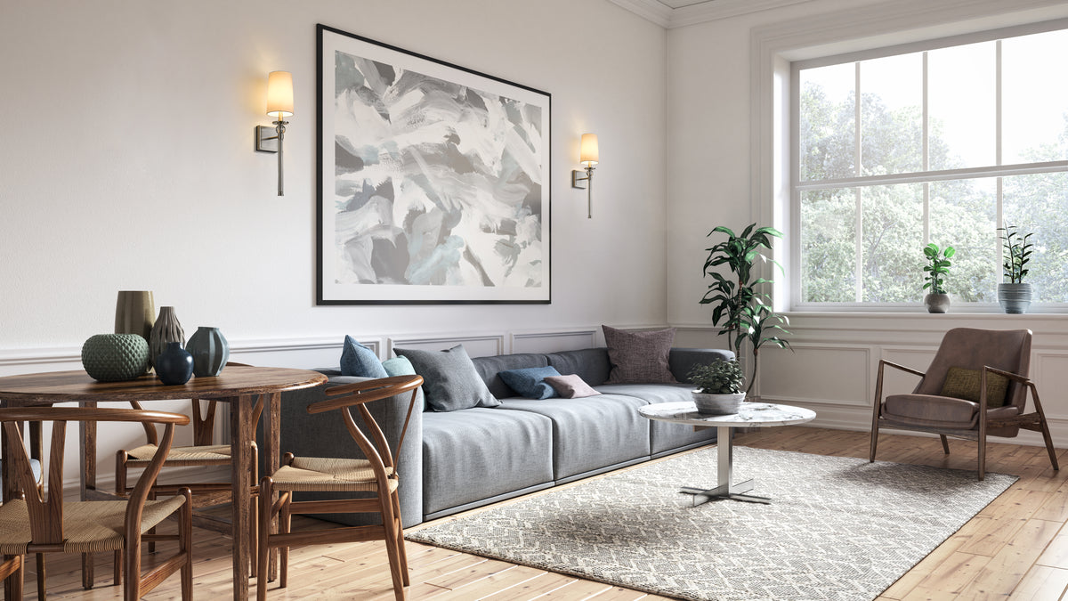 Applique murale Mia Nickel brossé, Blanc – vue 2