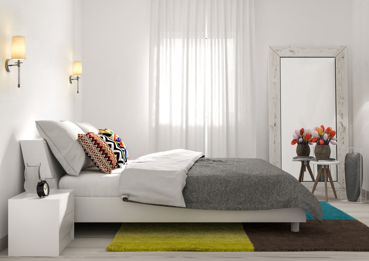 Applique murale Mila Nickel poli, Blanc – vue 3