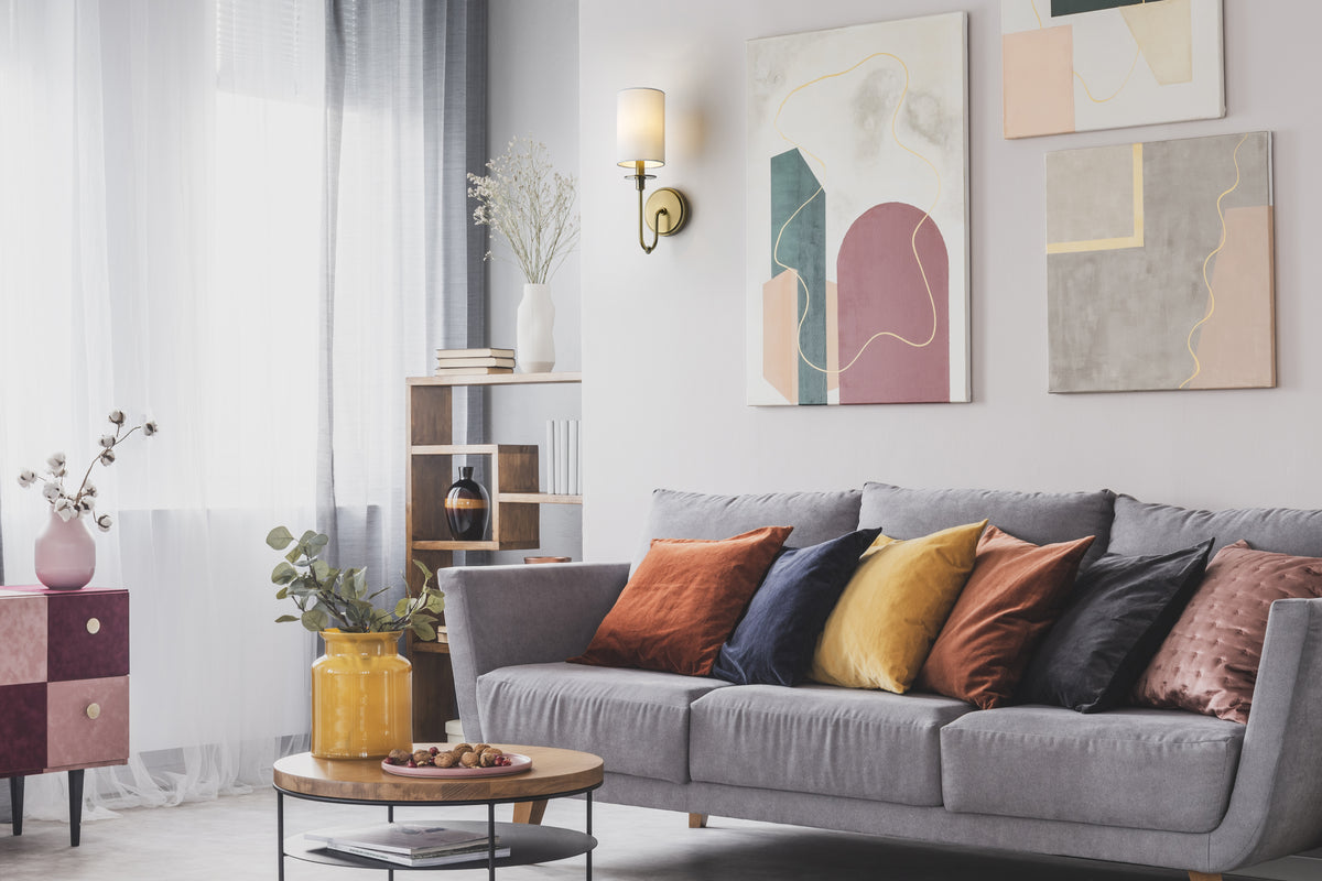 Applique murale Ella Laiton frotté, Blanc – vue 2