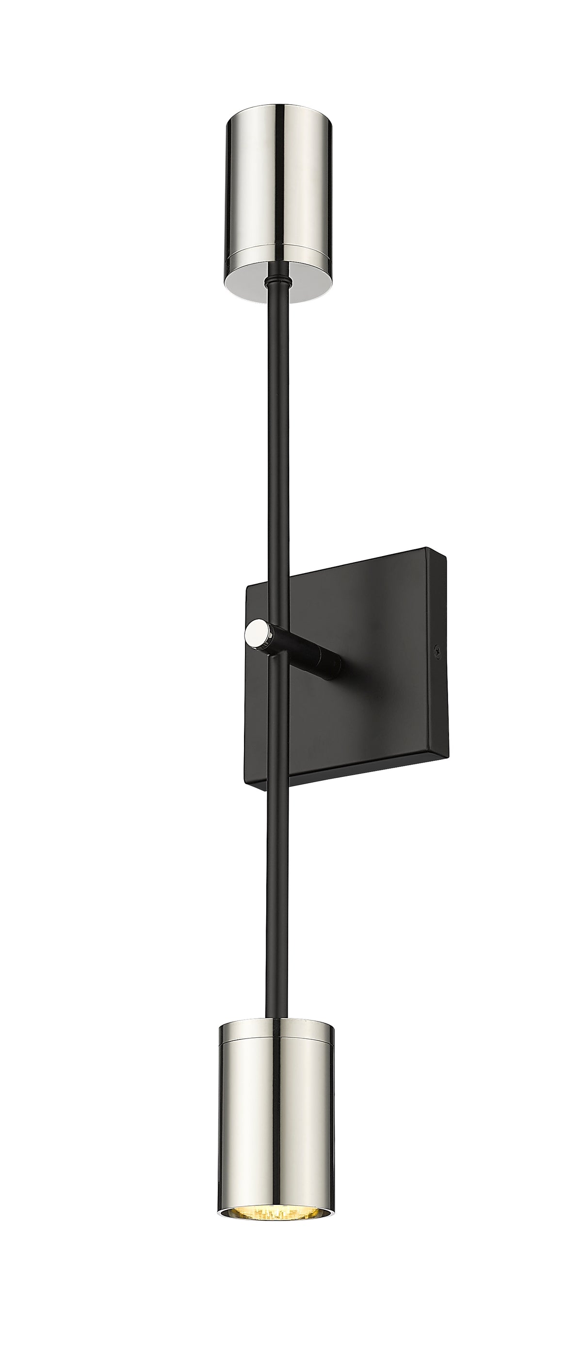 Applique murale Calumet Noir mat + Nickel poli, nombre ampoules 2 – vue 5