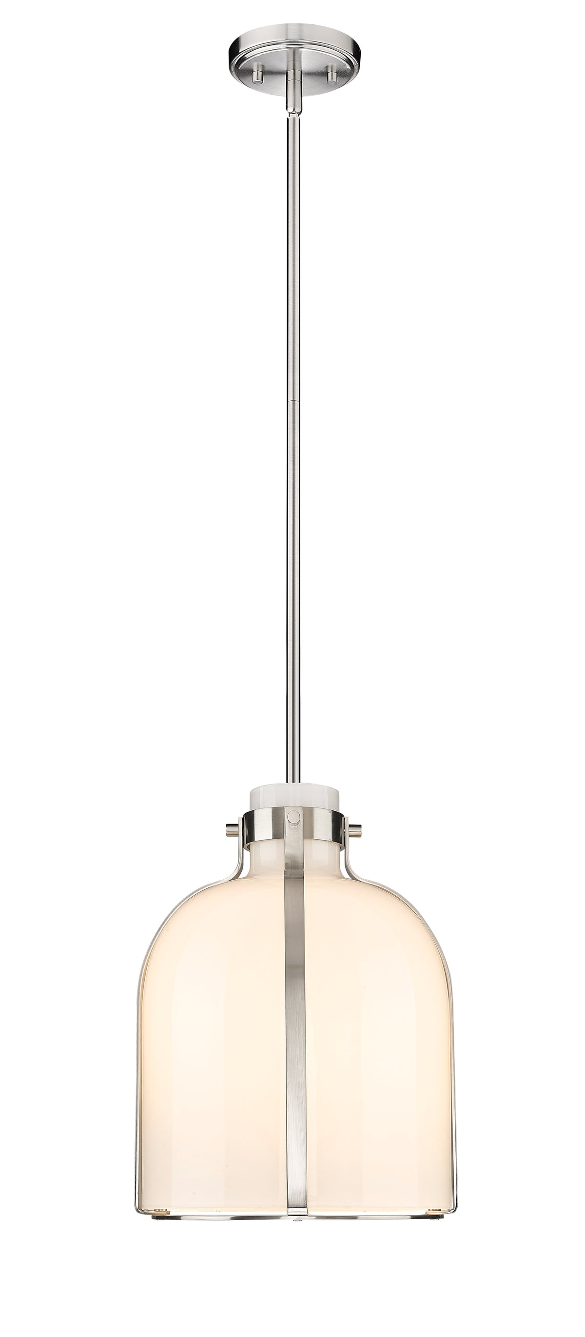 Mini-suspension Pearson Nickel brossé, Opale blanc – vue 4