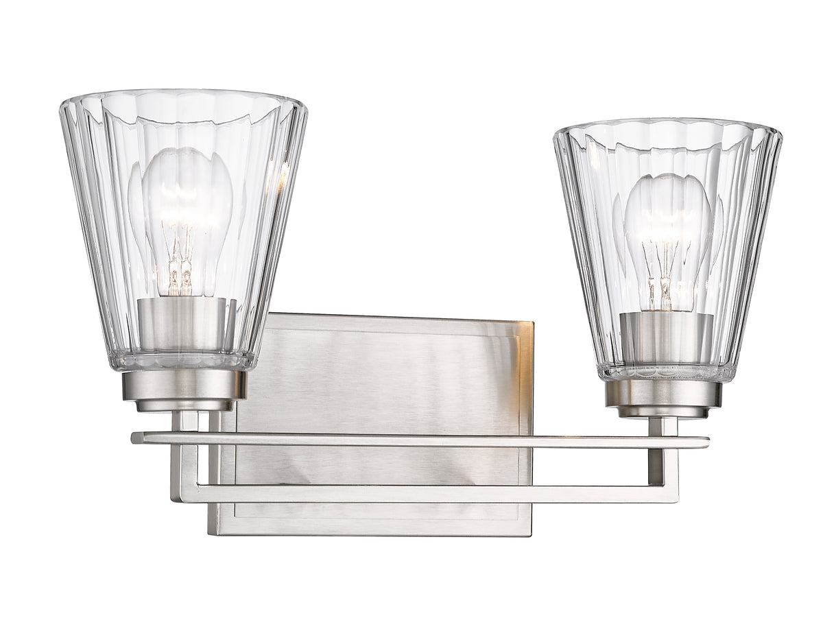 Luminaire de vanité Lyna Nickel brossé, 16" – vue 4