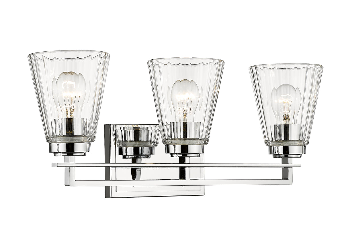 Luminaire de vanité Lyna Chrome, 22" – vue 4