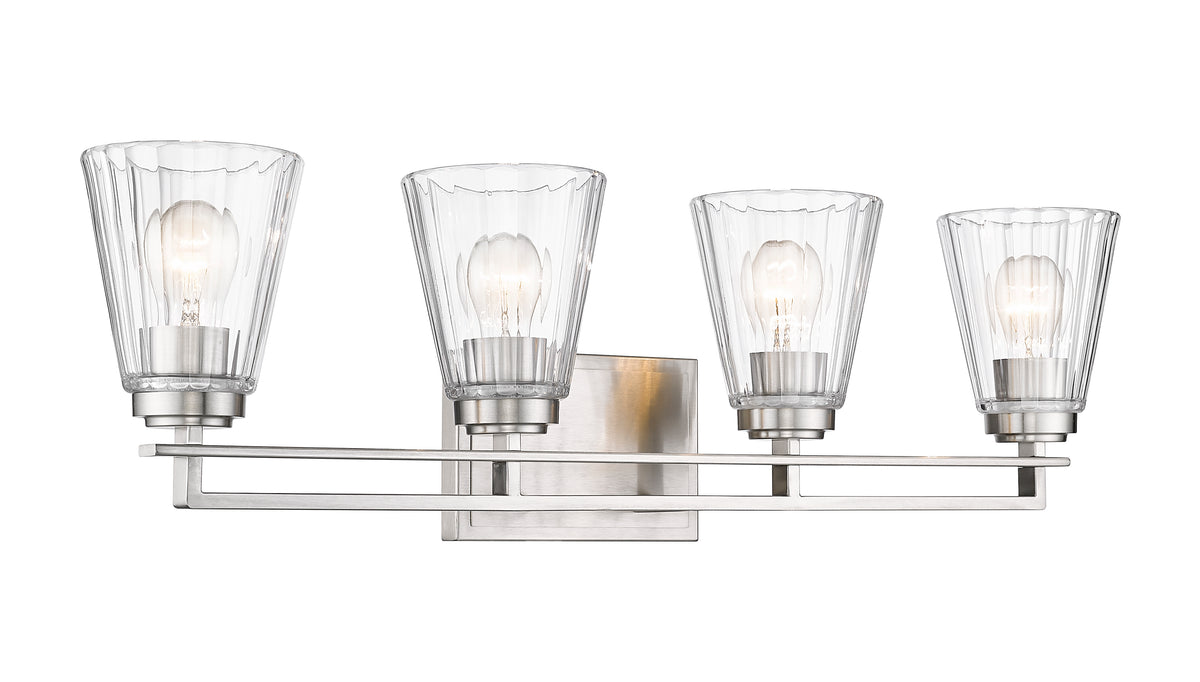 Luminaire de vanité Lyna Nickel brossé, 30 1/2" – vue 4