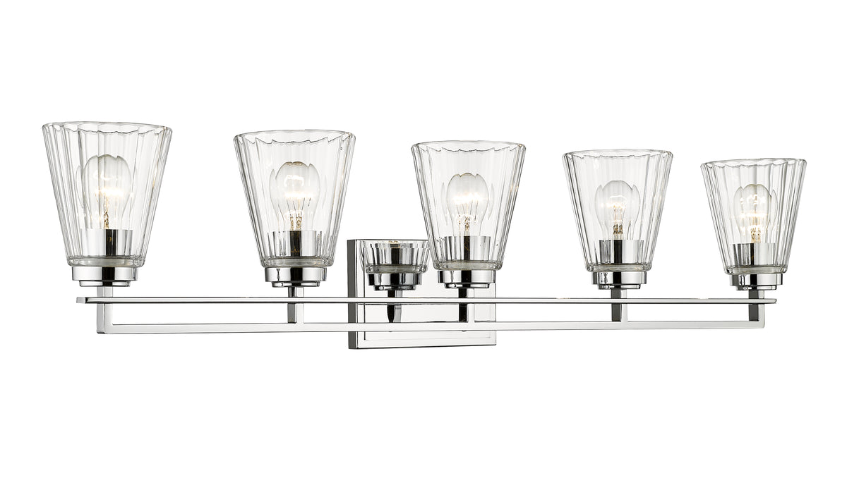 Luminaire de vanité Lyna Chrome, 38 3/4" – vue 4