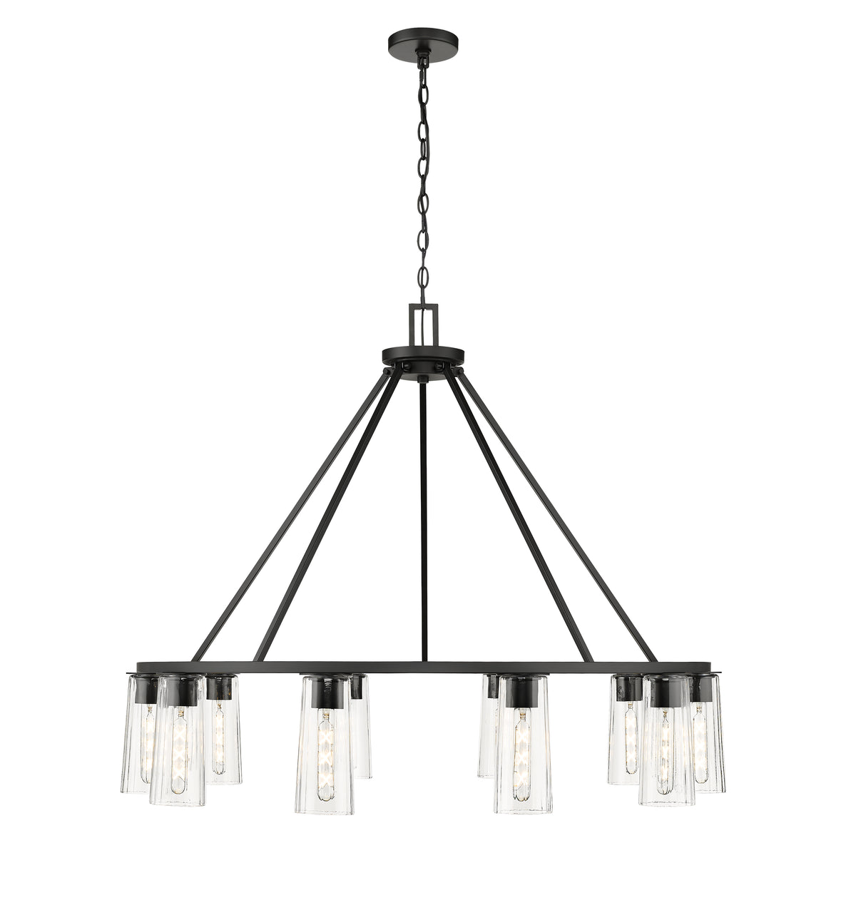 Lustre Titus Noir mat, 46" – vue 4