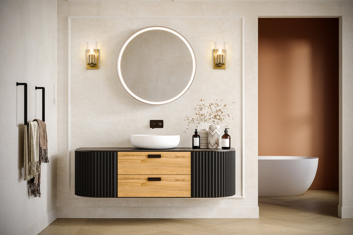 Applique murale Titus Or moderne, nombre ampoules 1 – vue 3