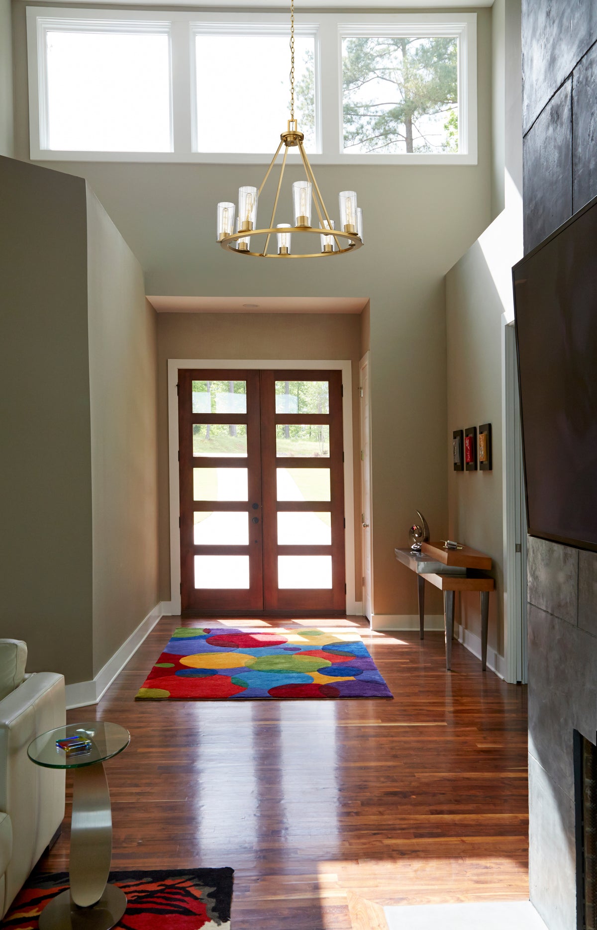 Lustre Titus Or moderne, 33" – vue 2