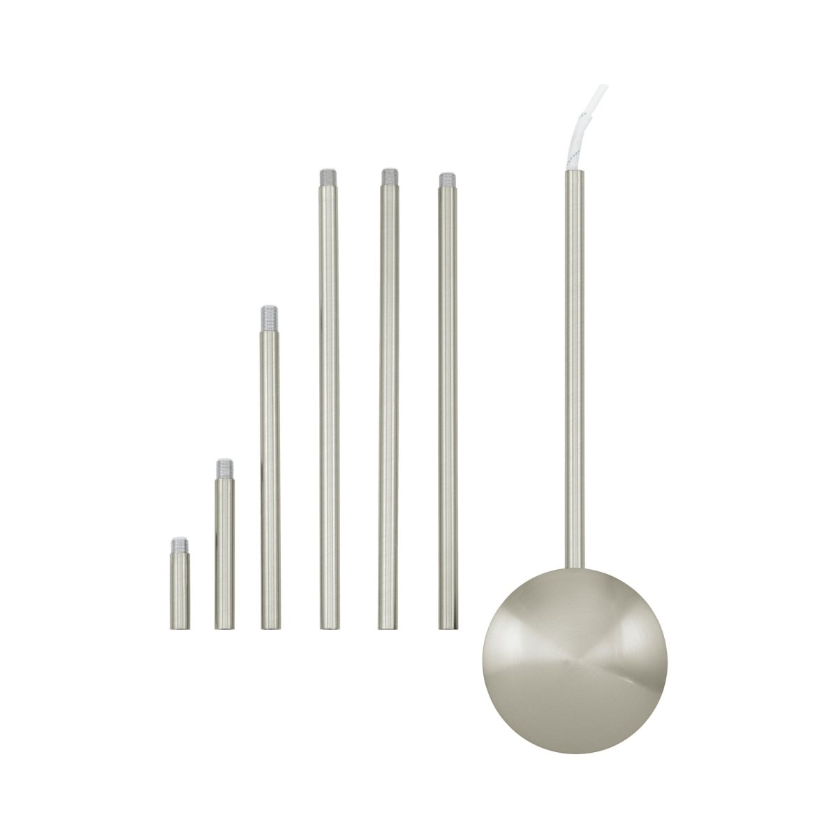 Accessoire plafonnier Extention - Nickel mat by Eglo | Luminaires & cie