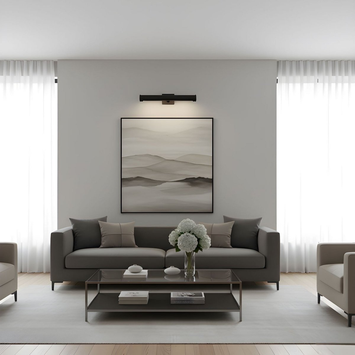 Applique de tableau Azer - Laiton bruni 24" by Visual Comfort Studio | Luminaires & cie