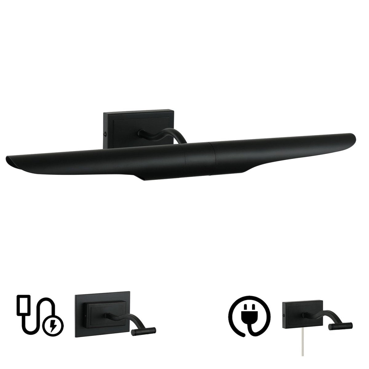Applique de tableau Roselyn - Noir mat by Dainolite | Luminaires & cie
