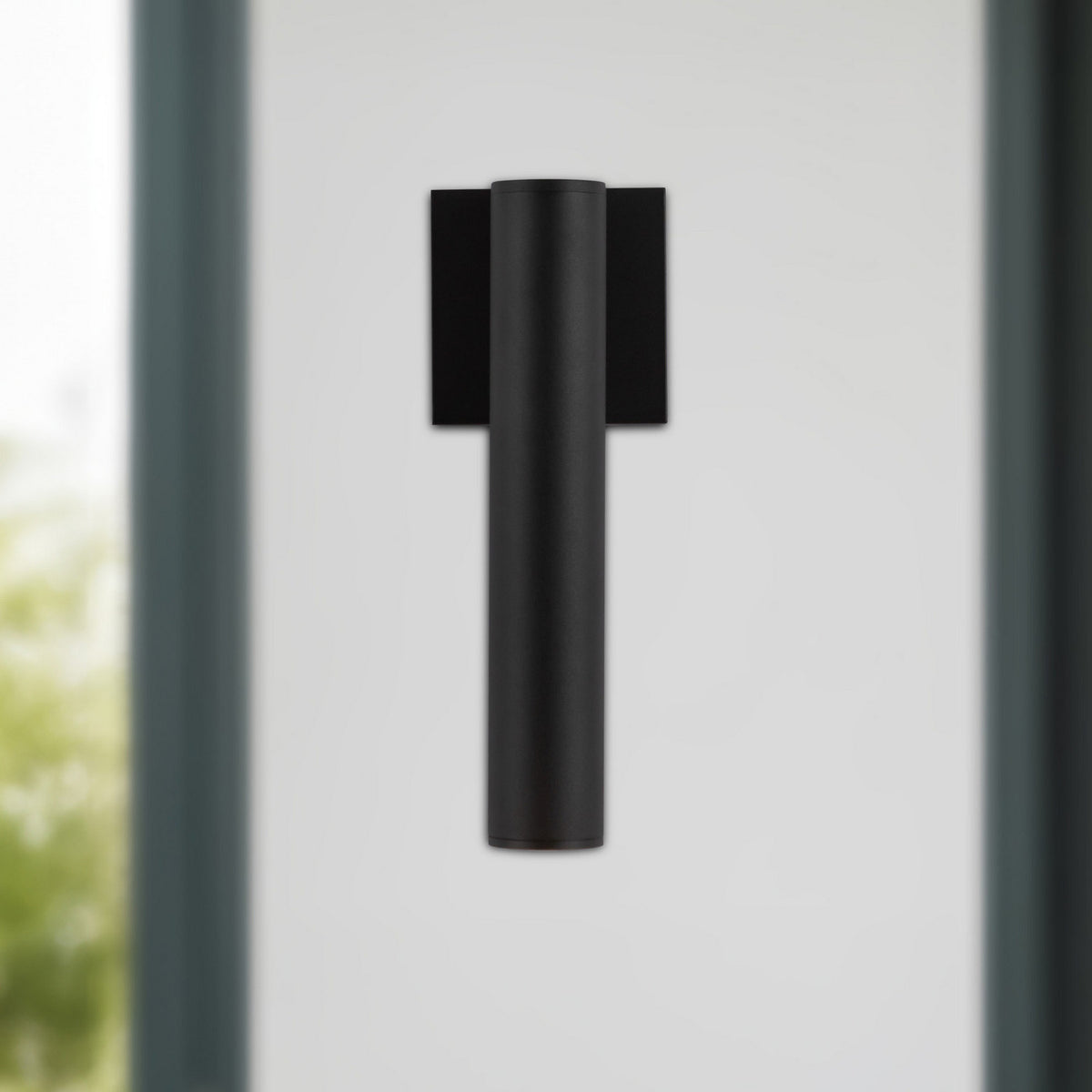 Applique extérieure 2po Lorna Noir, 12 3/8" – vue 5