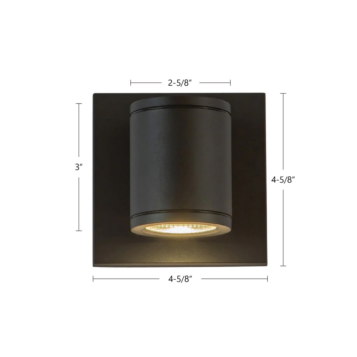 Applique extérieure 2po Nordic Vers le haut ou vers le bas, Noir, 4 5/8" – vue 6