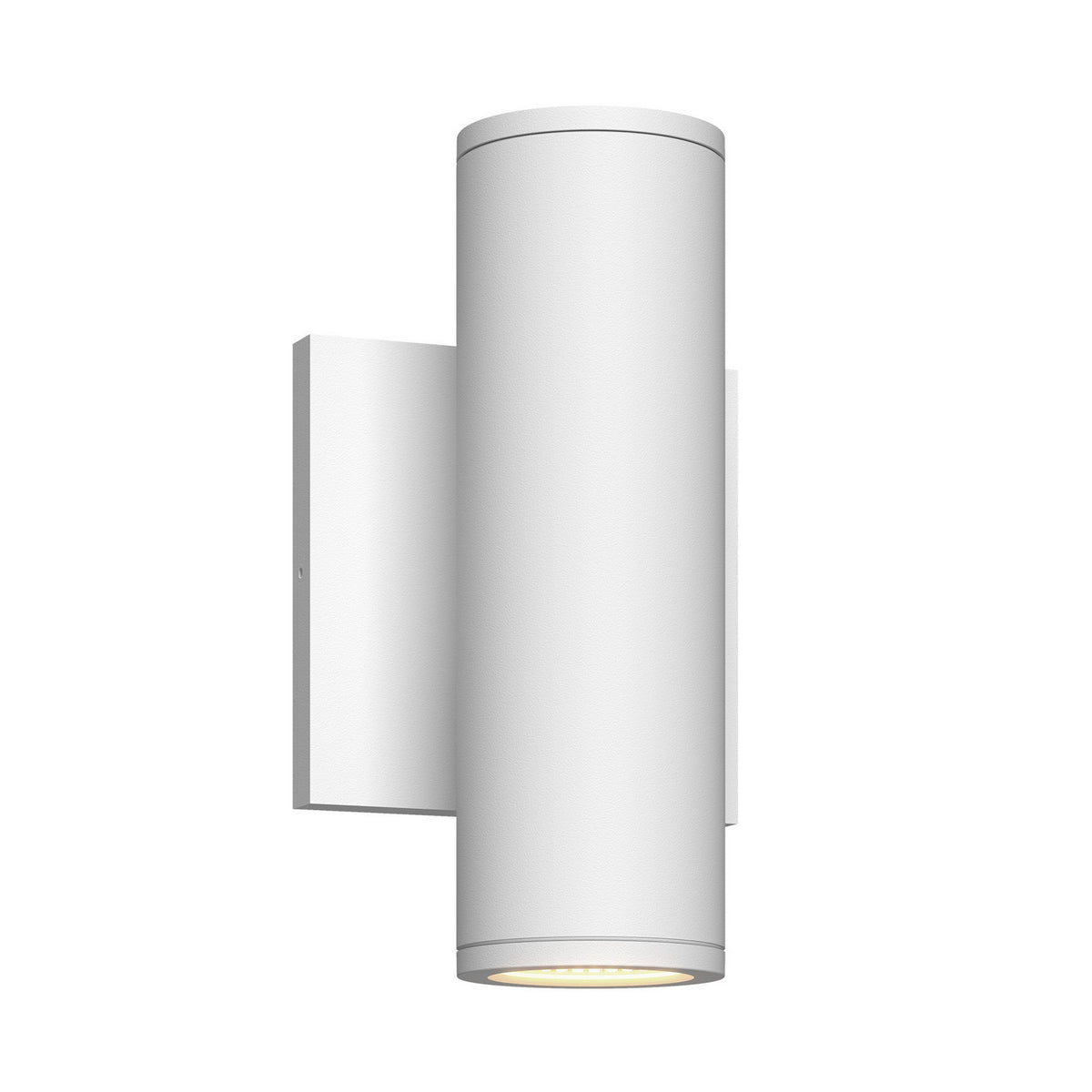 Applique extérieure 2po Nordic Vers le haut + vers le bas, Blanc, 8" – Kuzco Lighting