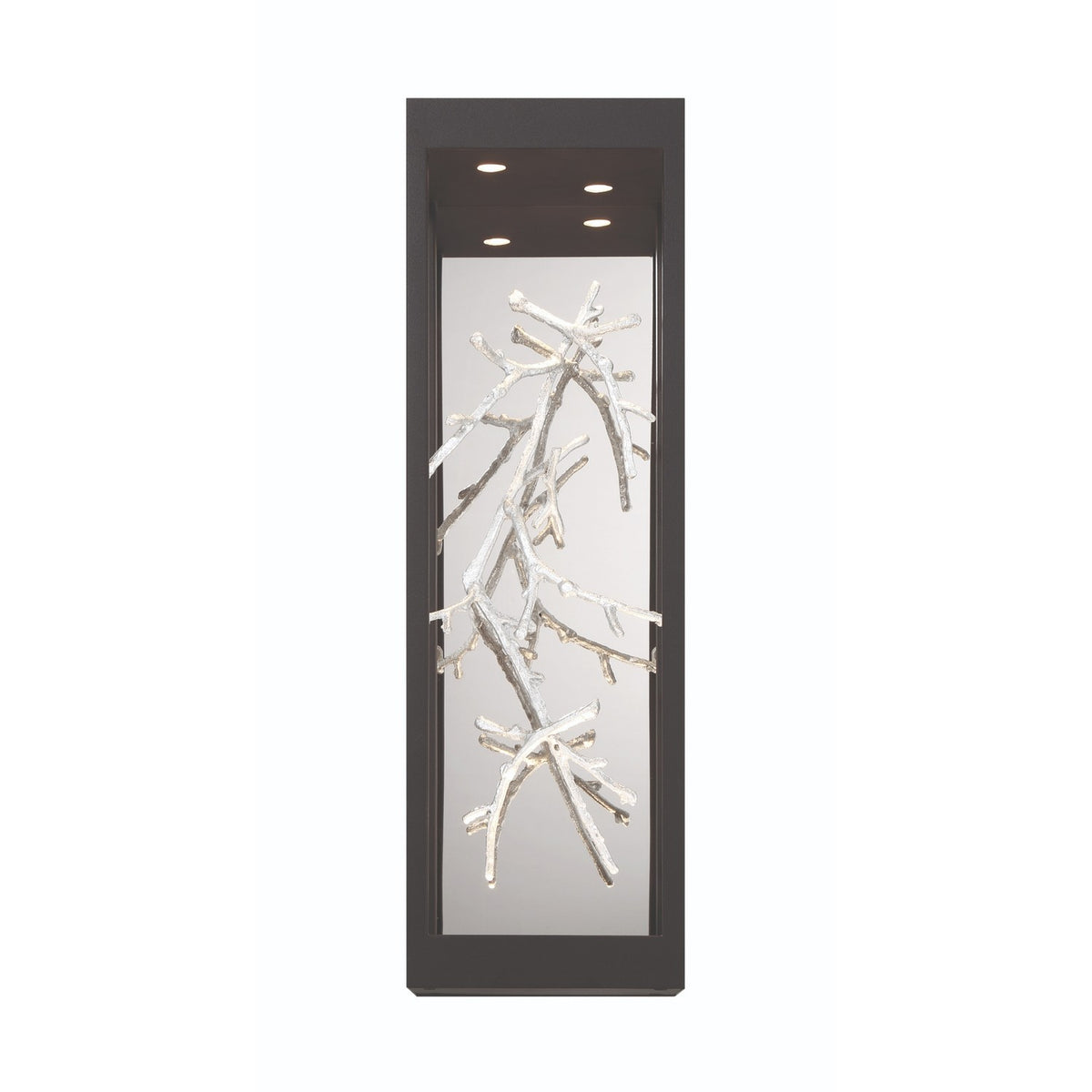 Applique extérieure Aerie Argent-Noir Mix – vue 4