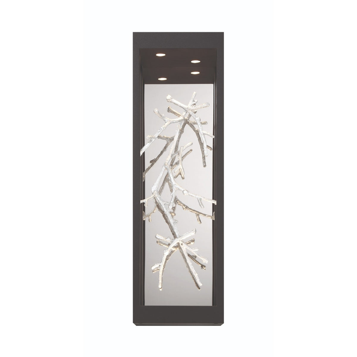 Applique extérieure Aerie Argent-Noir Mix – Eurofase