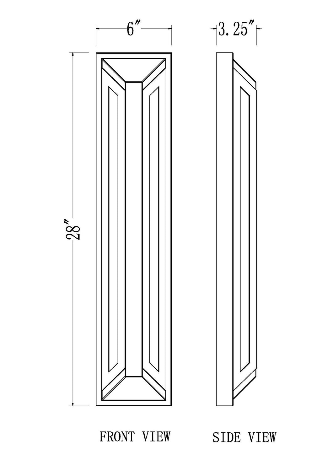 Applique extérieure Banff 28" – vue 6