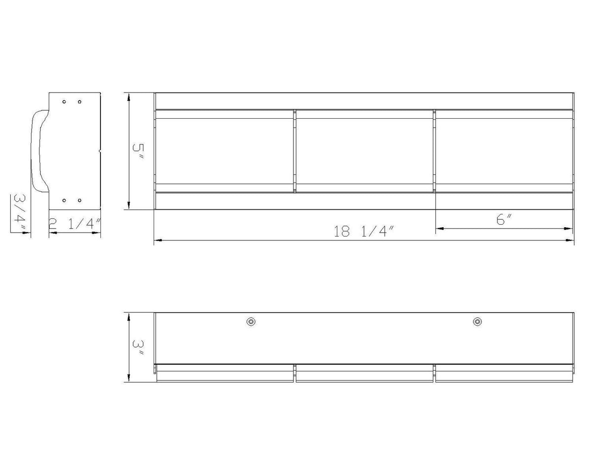 Applique extérieure Gibraltar 18 1/4" – vue 6