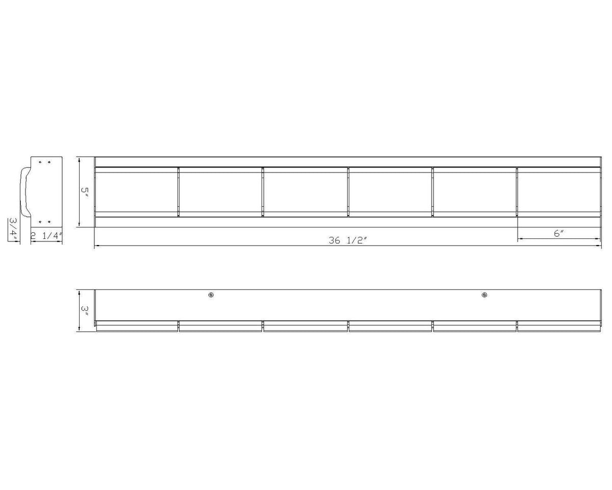 Applique extérieure Gibraltar 36 1/2" – vue 6