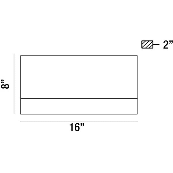 Applique extérieure Halpern 16" – vue 5