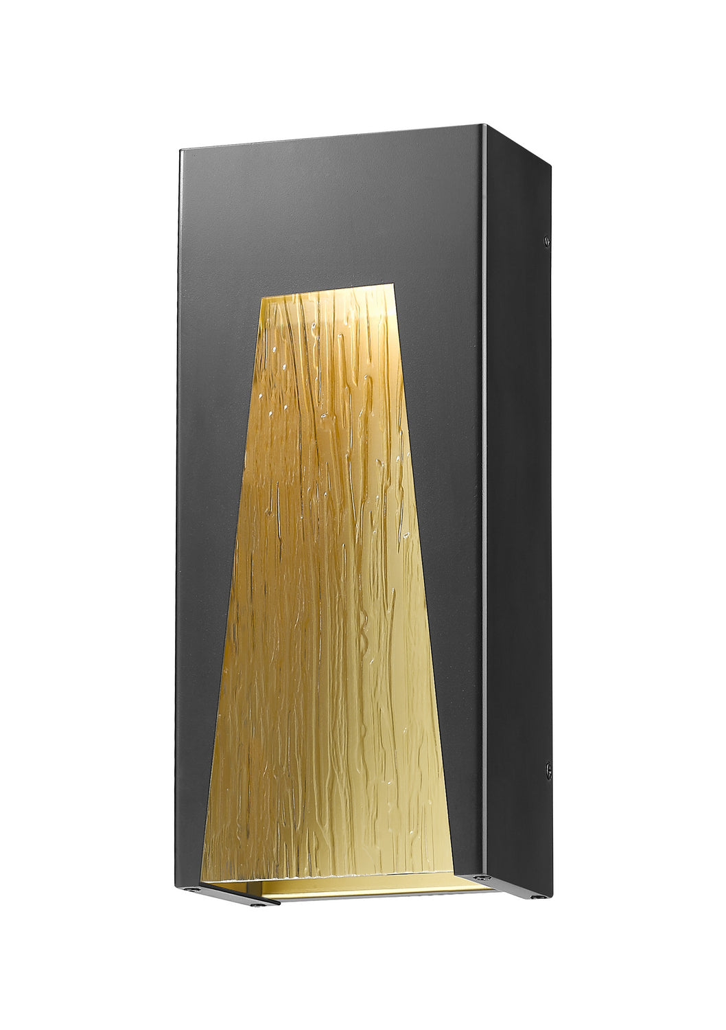Applique extérieure Millenial Noir or, Ciselé, 18" – Z-Lite