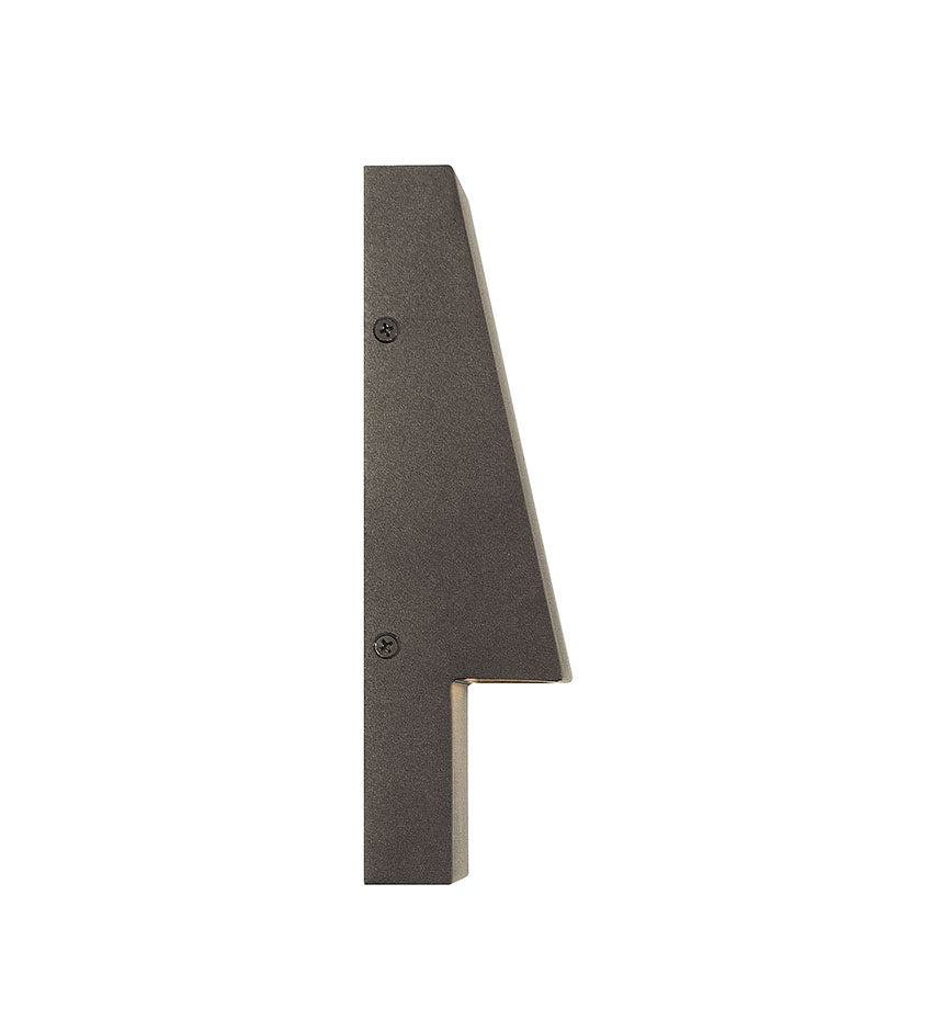 Applique extérieure Nanton Bronze sablé, 9" – vue 4
