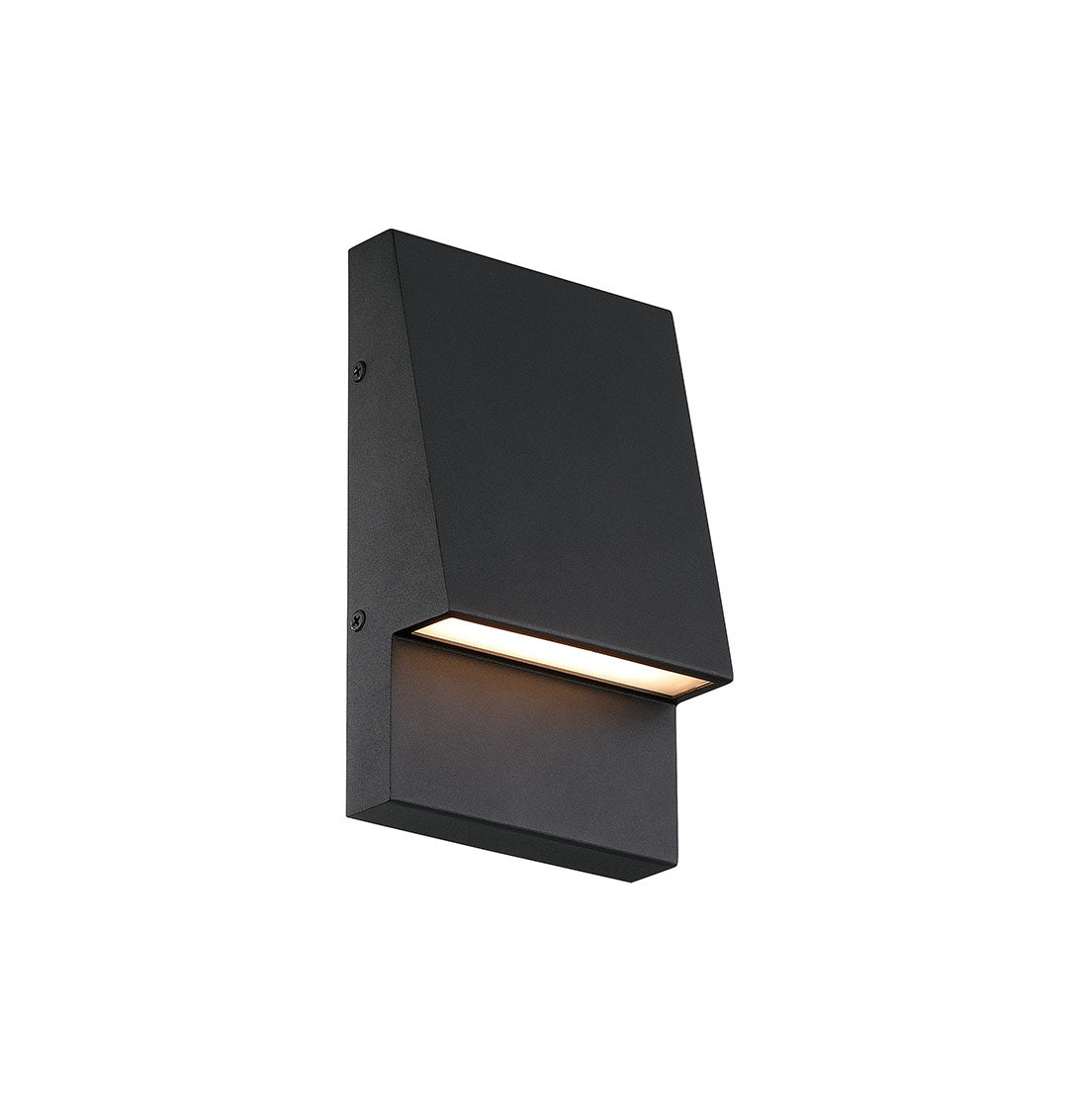 Applique extérieure Nanton Noir sablé, 9" – vue 3