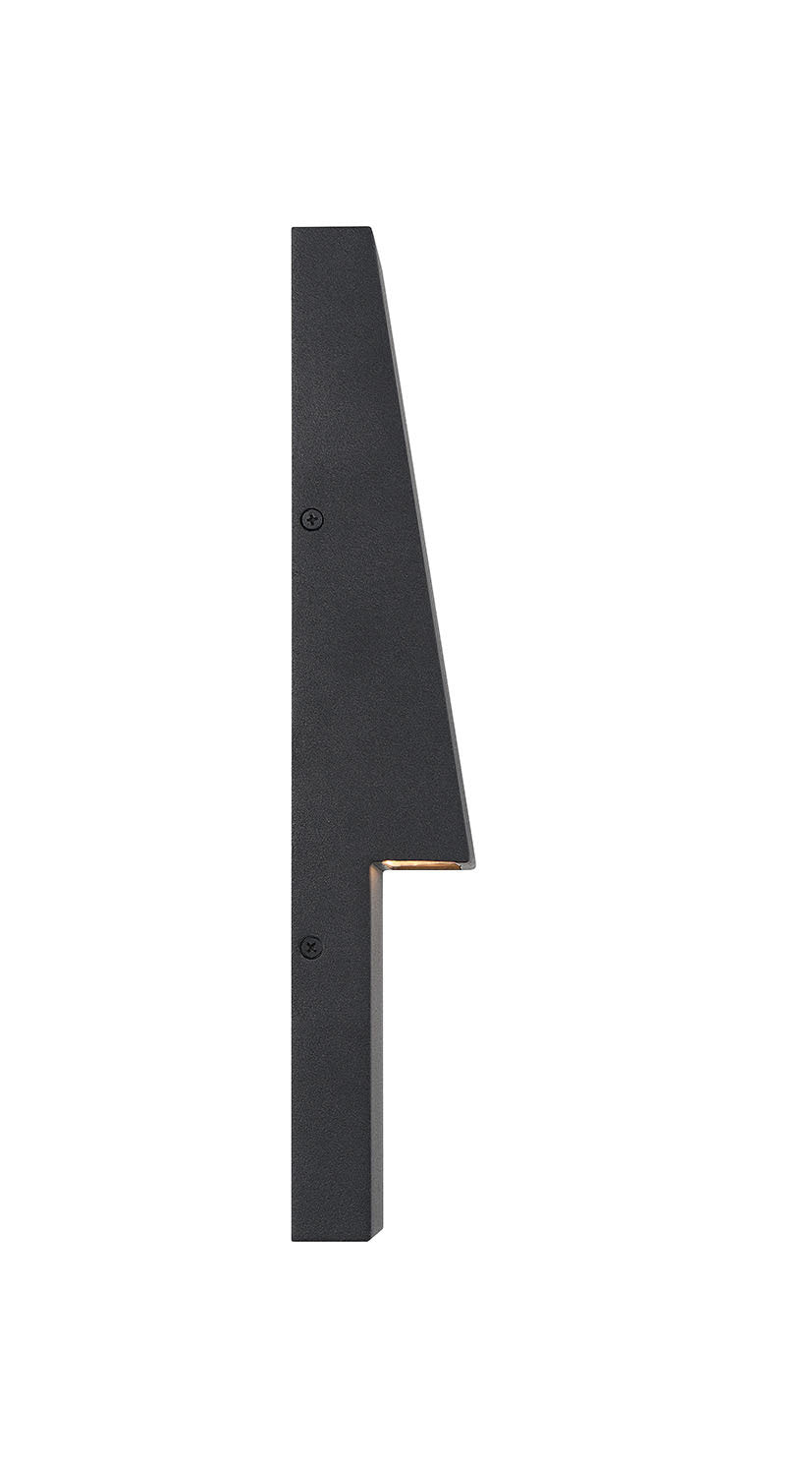 Applique extérieure Nanton Noir sablé, 14" – vue 4