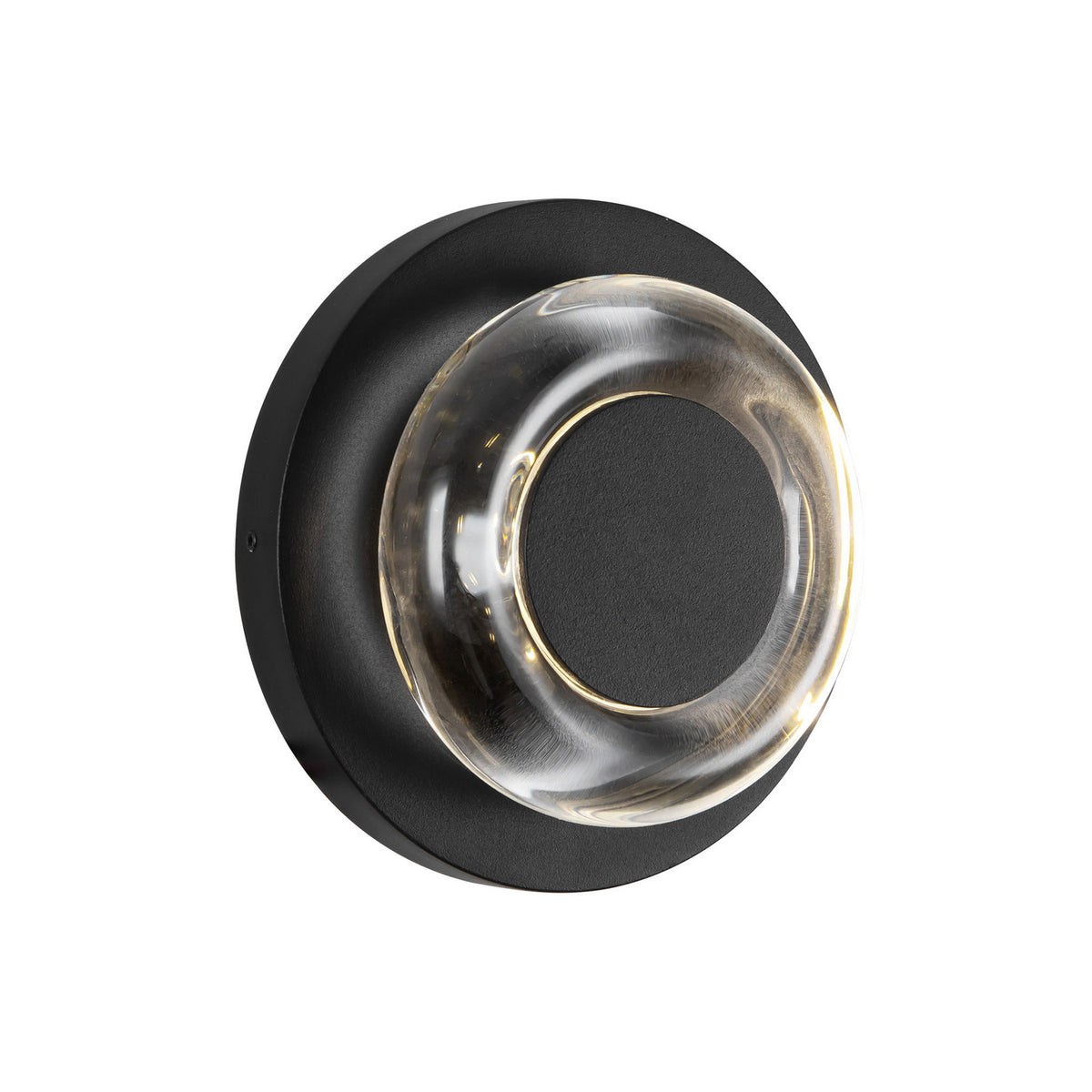 Applique extérieure Stephord Noir / Transparent – Kuzco Lighting