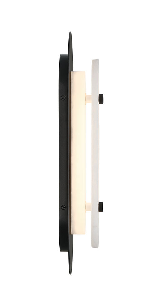 Applique extérieure Tramore Albâtre, 16" – vue 4