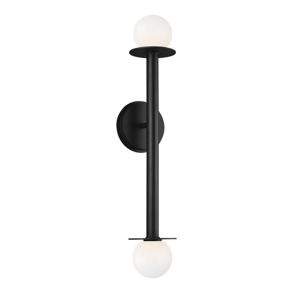 Applique murale 2-lumières Nodes - Noir minuit by Visual Comfort Studio | Luminaires & cie