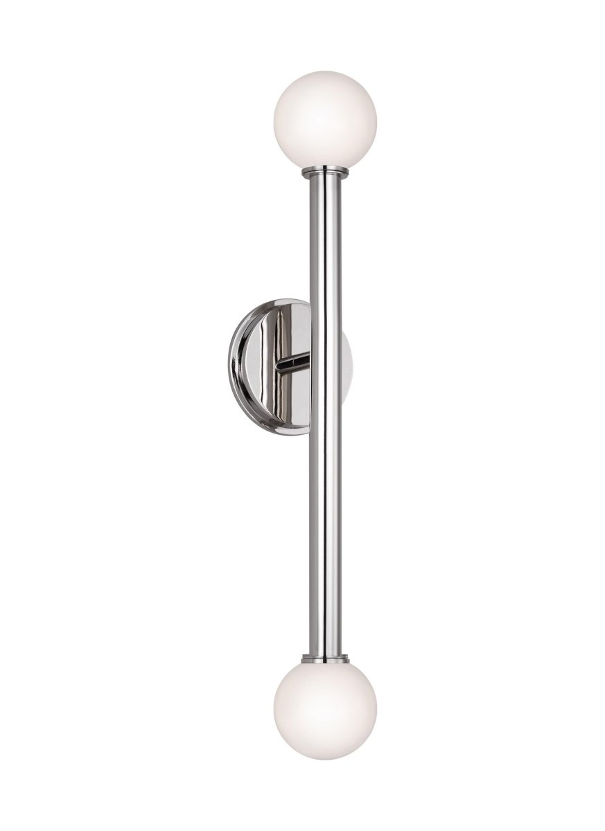 Applique murale 2-lumières Nodes - Blanc mat by Visual Comfort Studio | Luminaires & cie