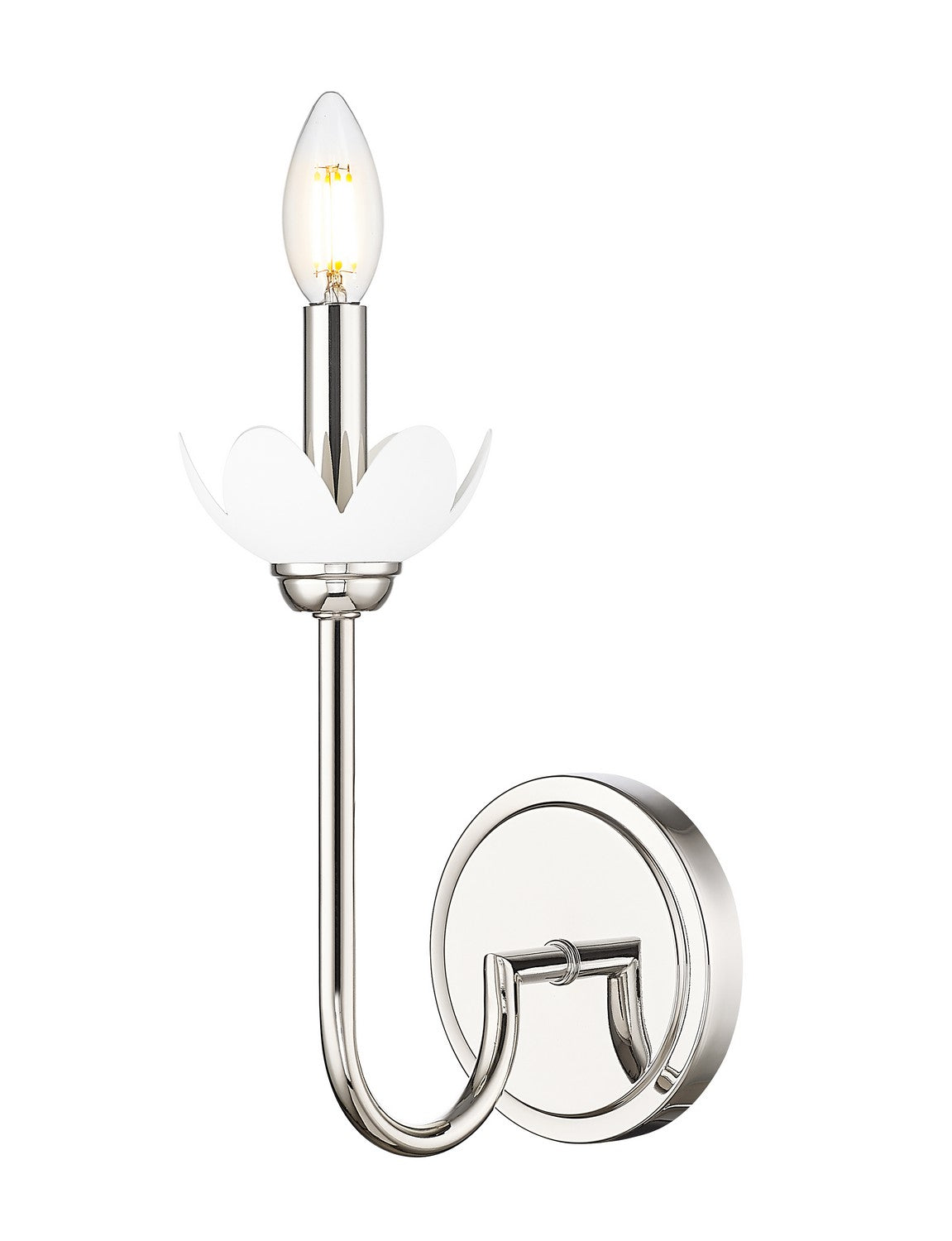 Applique murale Allistair Nickel poli, nombre ampoules 1 – Z-Lite