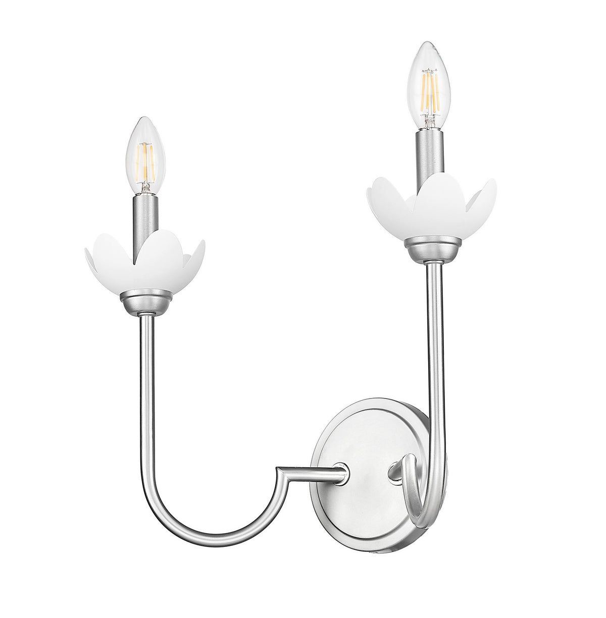 Applique murale Allistair Nickel brossé, nombre ampoules 2 – vue 3