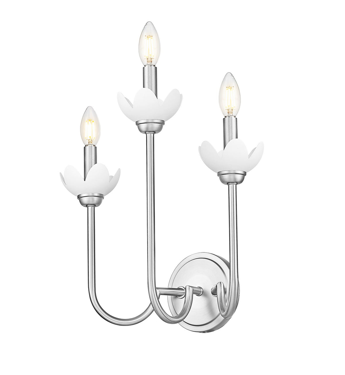 Applique murale Allistair Nickel brossé, nombre ampoules 3 – vue 3