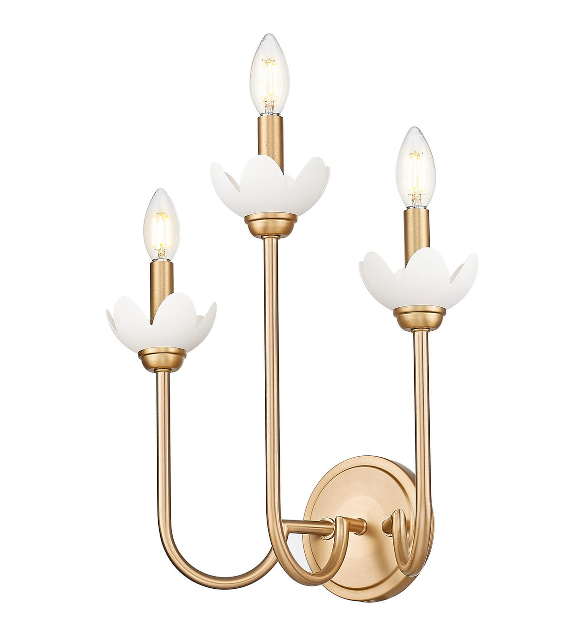Applique murale Allistair Or moderne, nombre ampoules 3 – vue 3