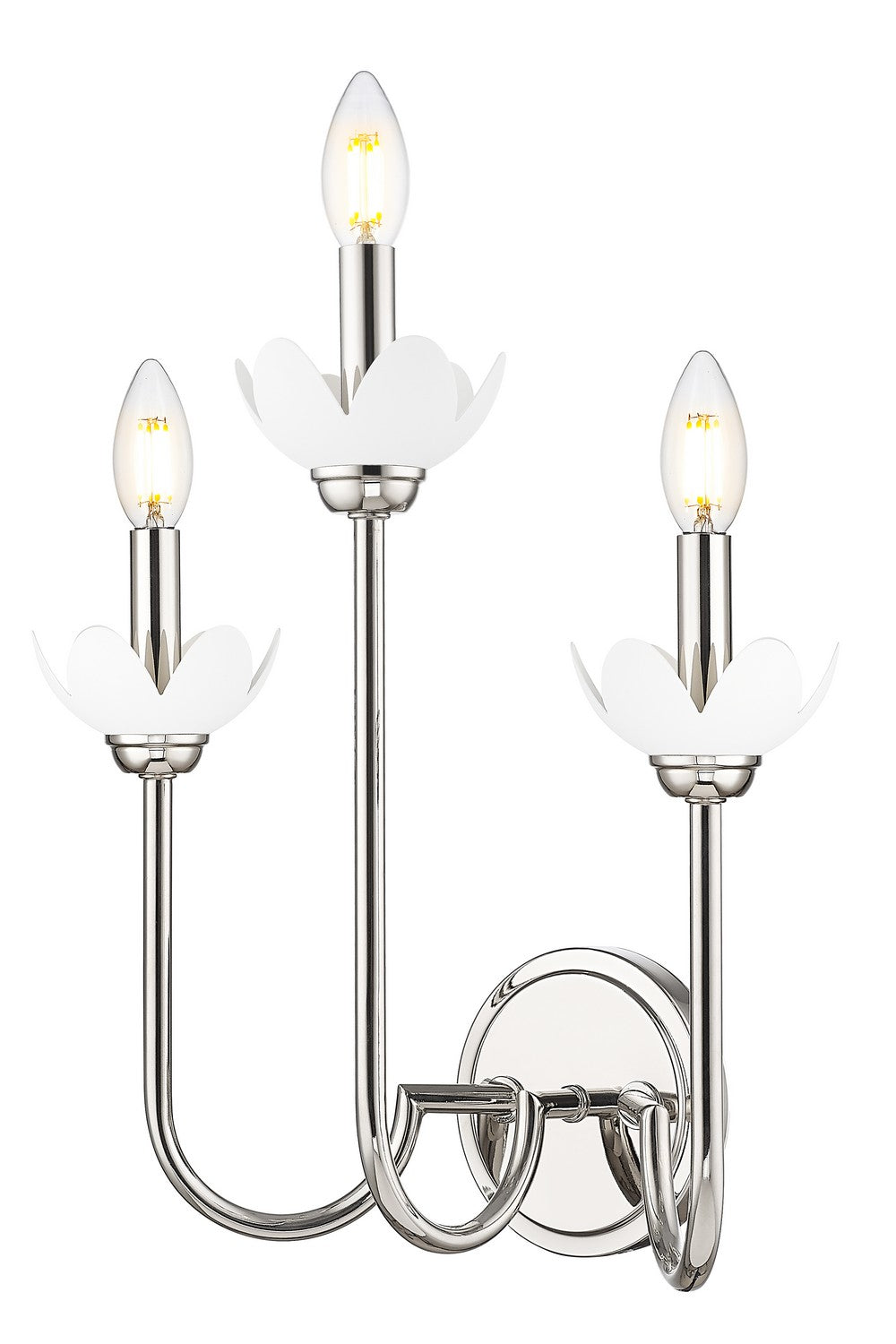 Applique murale Allistair Nickel poli, nombre ampoules 3 – Z-Lite