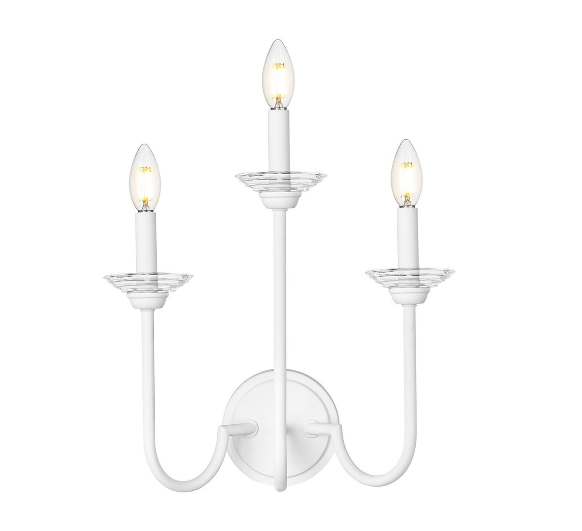 Applique murale Allistair Blanc toundra, nombre ampoules 3 – vue 2