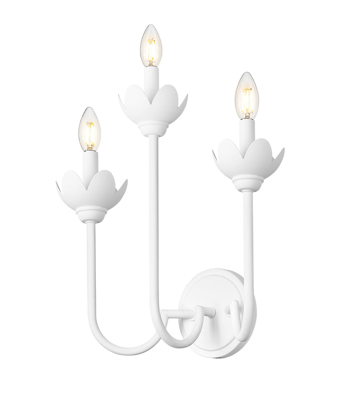 Applique murale Allistair Blanc toundra, nombre ampoules 3 – vue 3