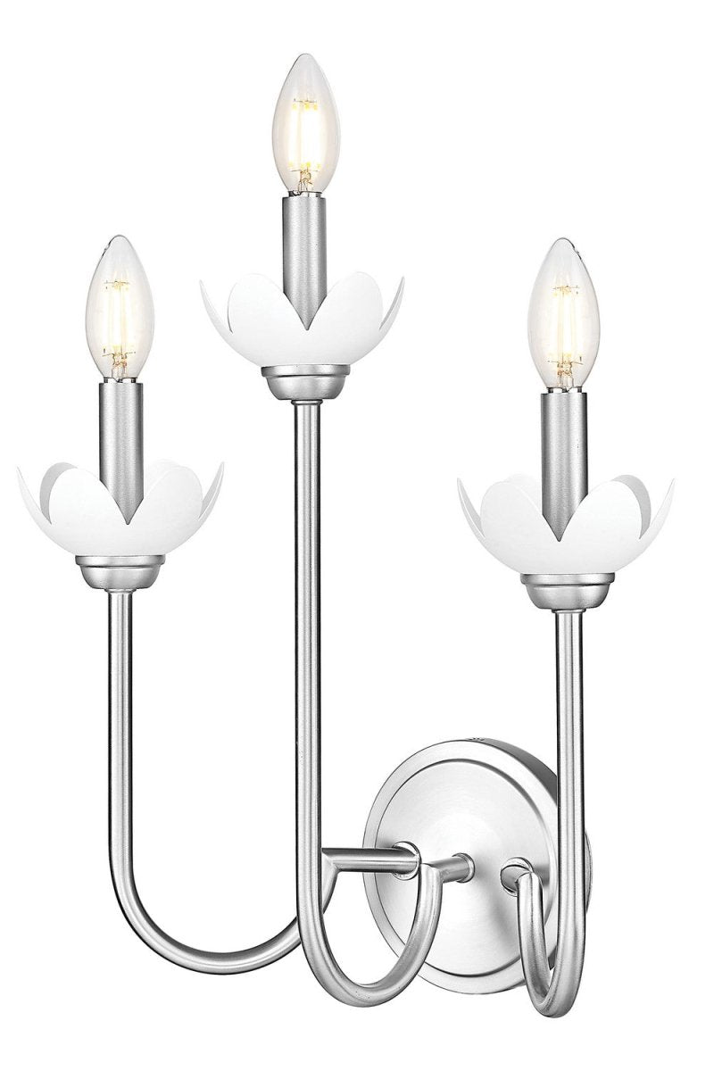 Applique murale Allistair - Nickel brossé 3 by Z-Lite | Luminaires & cie