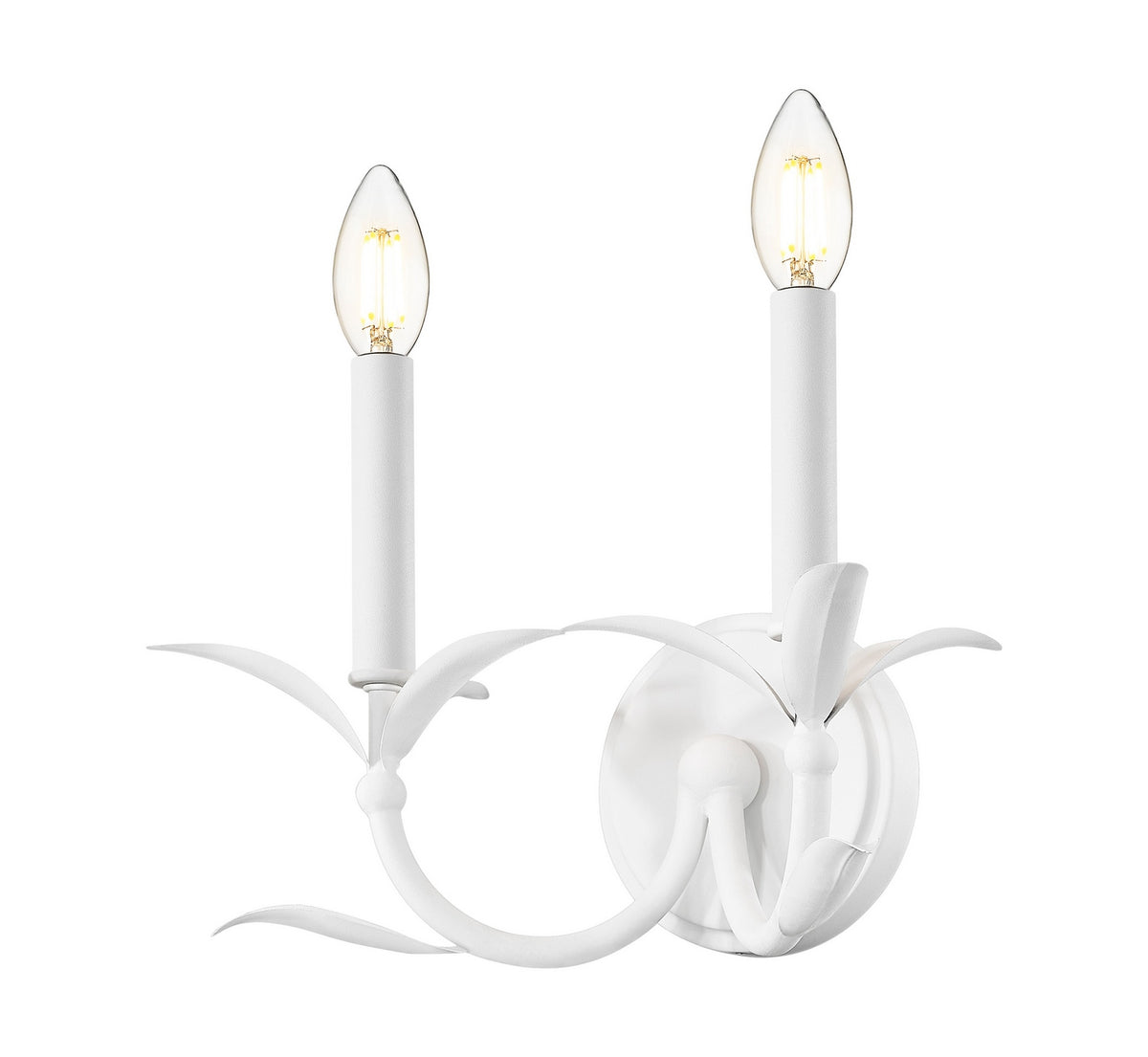Applique murale Aslin Blanc texturé, 11 3/4" – vue 3
