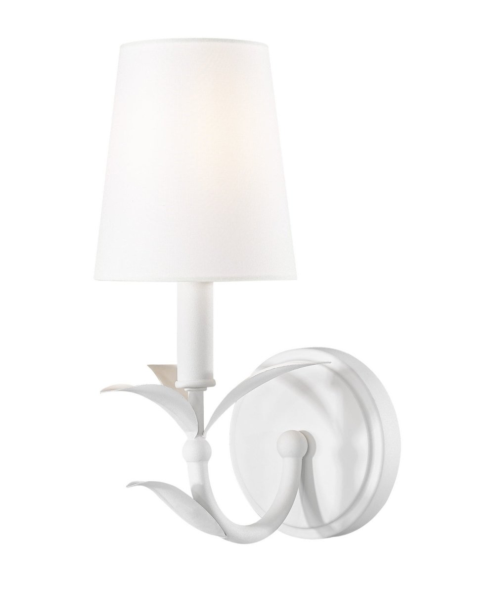 Applique murale Aslin - Blanc texturé 5" by Z-Lite | Luminaires & cie