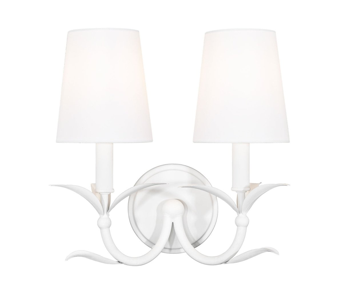Applique murale Aslin - Blanc texturé 11 3/4" by Z-Lite | Luminaires & cie