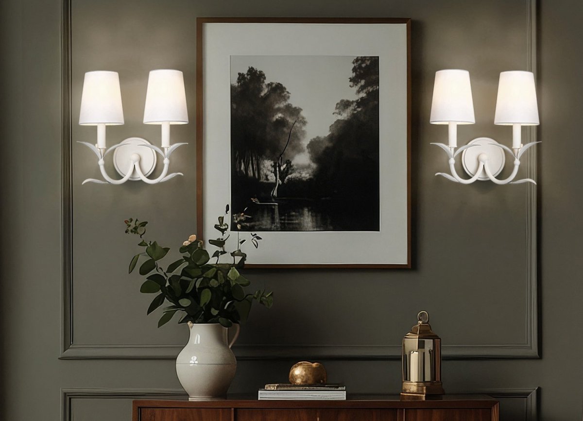 Applique murale Aslin - Blanc texturé 11 3/4" by Z-Lite | Luminaires & cie