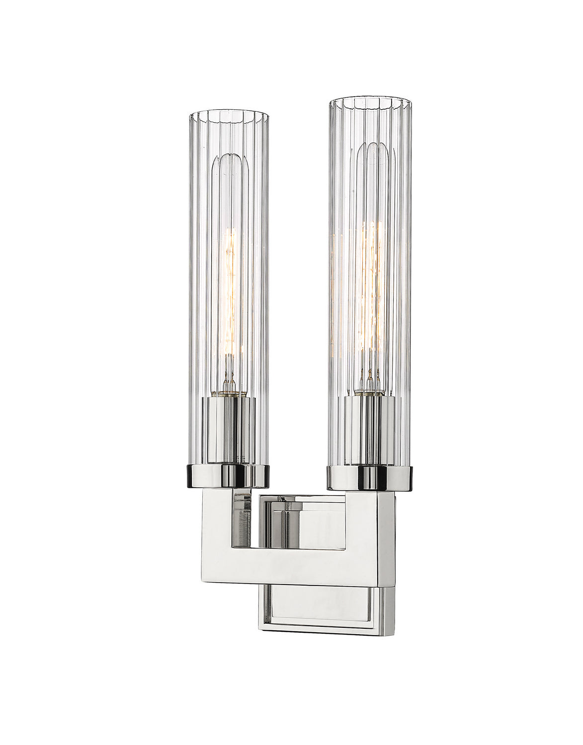 Applique murale Beau Nickel poli, nombre ampoules 2 – Z-Lite