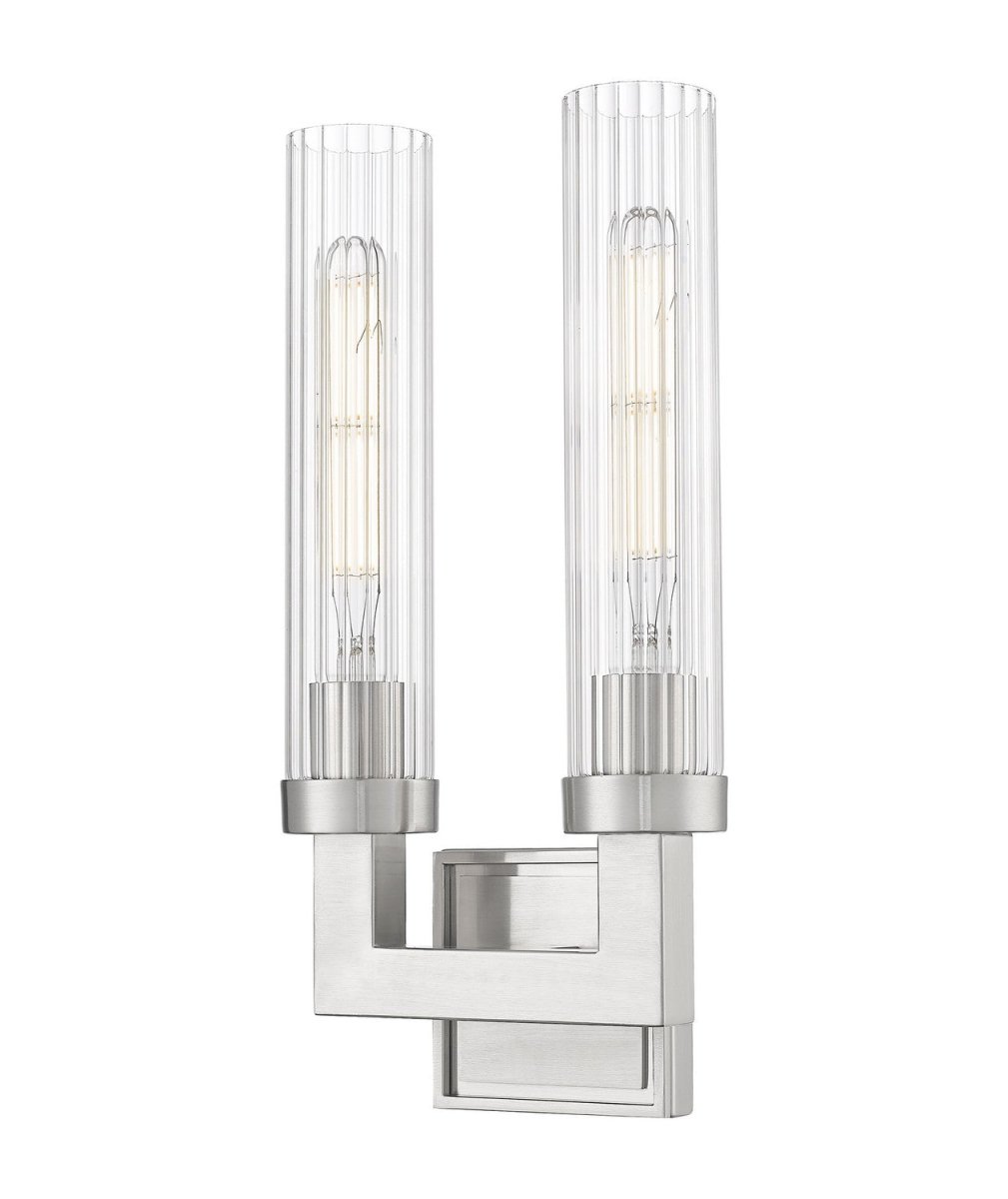 Applique murale Beau - Nickel brossé 2 by Z-Lite | Luminaires & cie