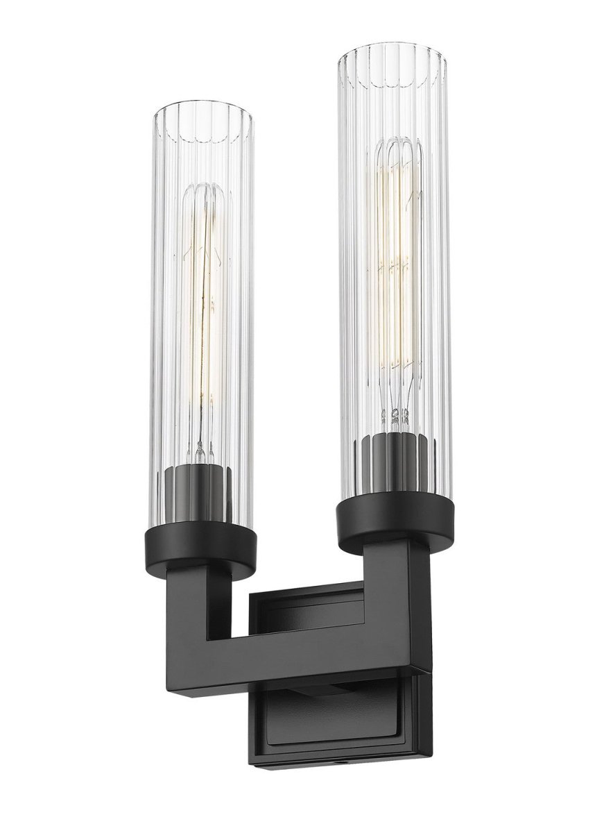 Applique murale Beau - Noir mat 2 by Z-Lite | Luminaires & cie