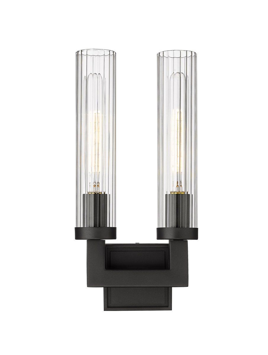 Applique murale Beau - Noir mat 2 by Z-Lite | Luminaires & cie